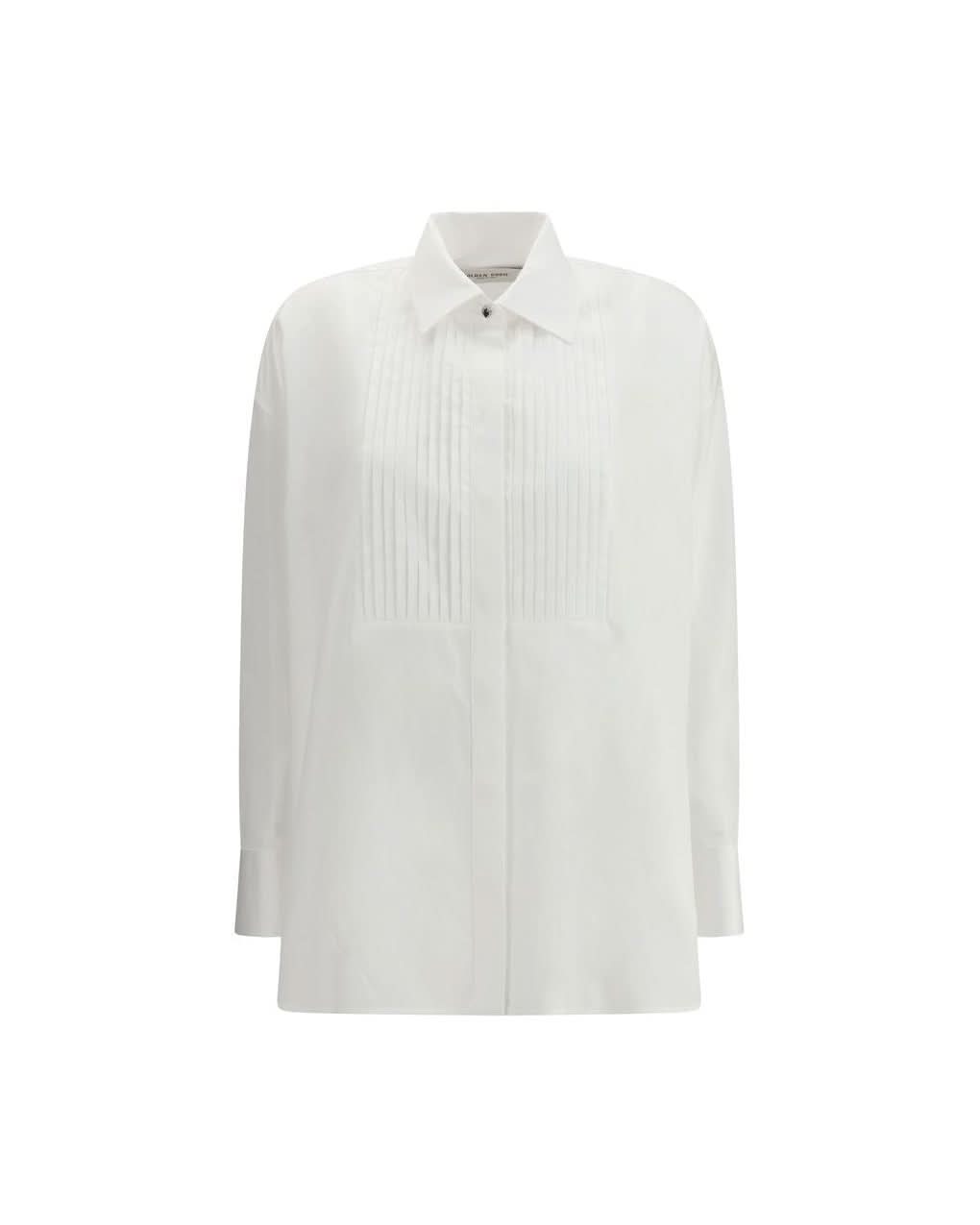 Golden Goose White Cotton Shirt Shirts