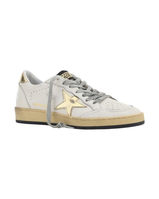 Golden Goose White Rubber Low Top Sneakers Glam Steals