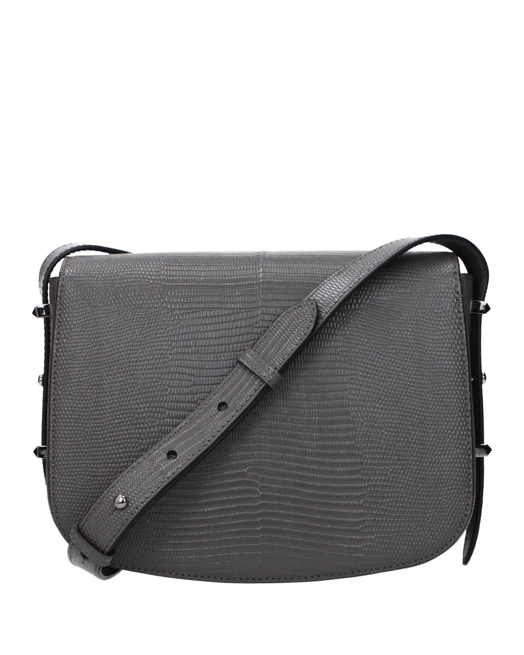 Jimmy Choo Gray Leather Crossbody Bag Glam Steals