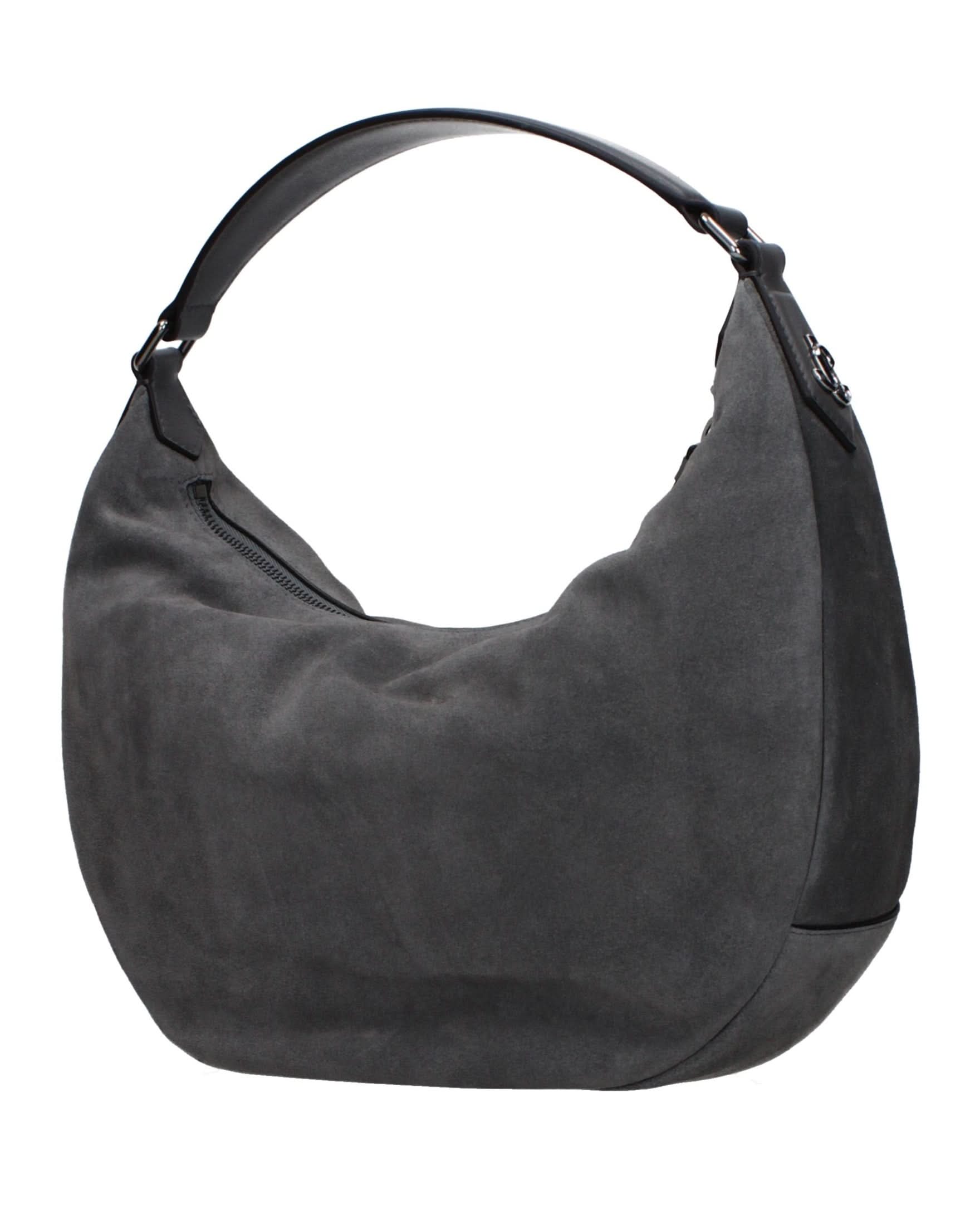 Jimmy Choo Gray Leather Shoulder Bag Glam Steals