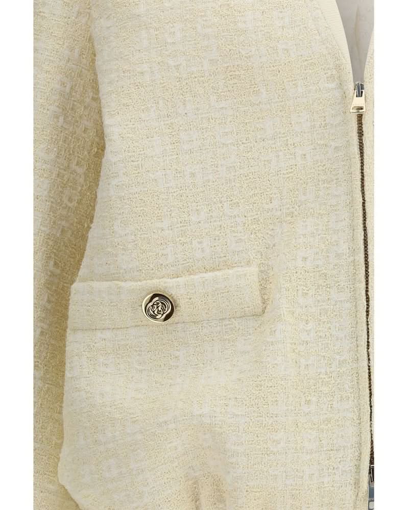 Gucci Beige Cotton Shell Jacket 