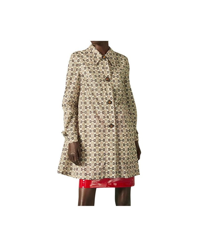 Gucci Beige Polyamide Coat Glam Steals