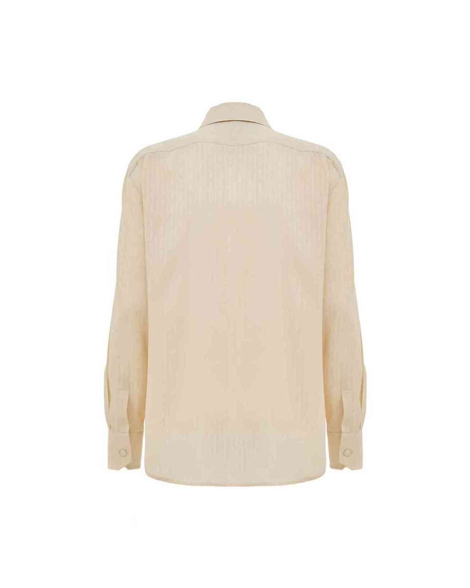 Gucci Beige Silk Shirt Glam Steals