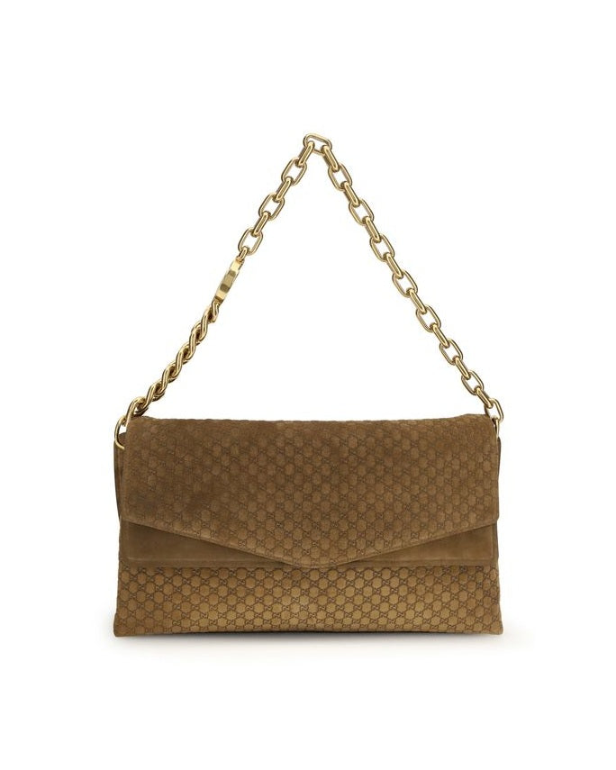 Gucci Beige Suede Leather Handbag Glam Steals