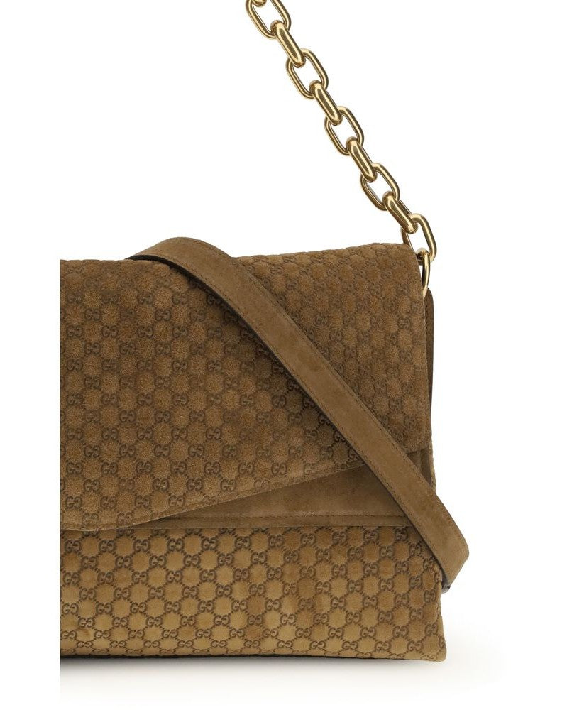 Gucci Beige Suede Leather Handbag Glam Steals