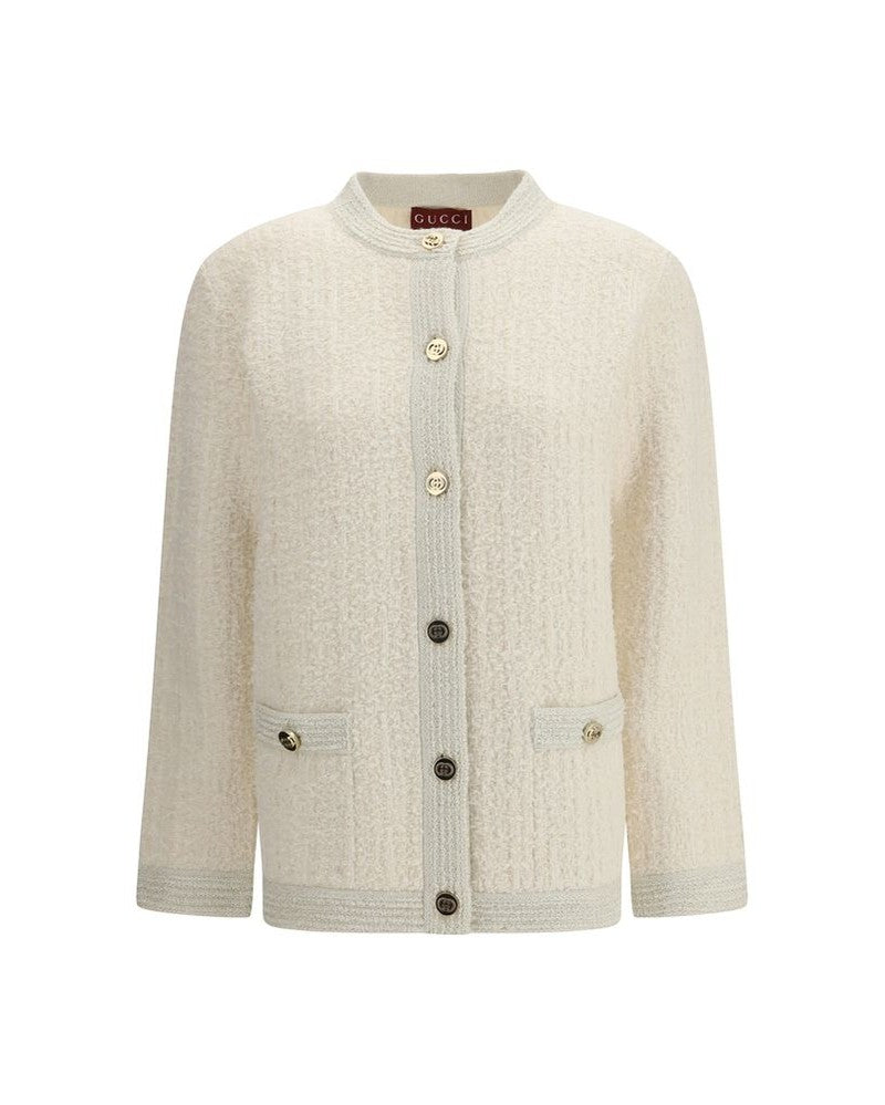 Gucci Beige Wool Cardigan 
