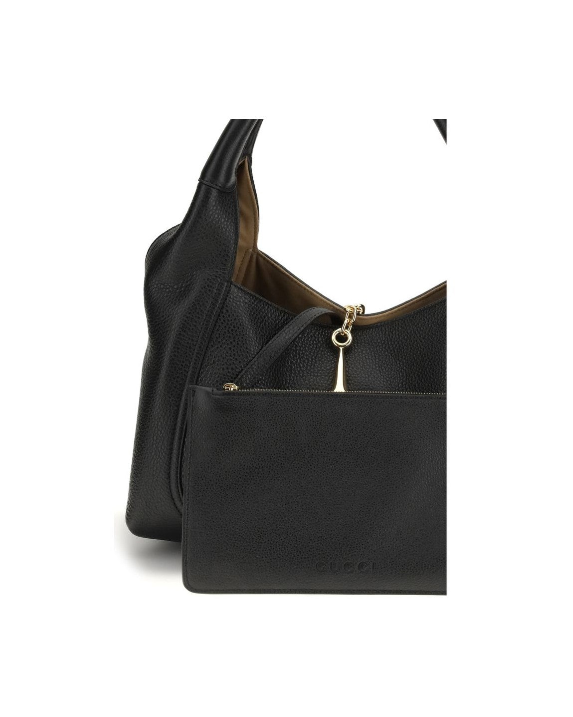 Gucci Black Calf Leather Bos Taurus Handbag Glam Steals