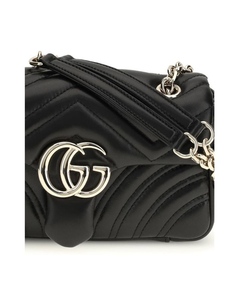 Gucci Black Calf Leather Bos Taurus Shoulder Bag Glam Steals