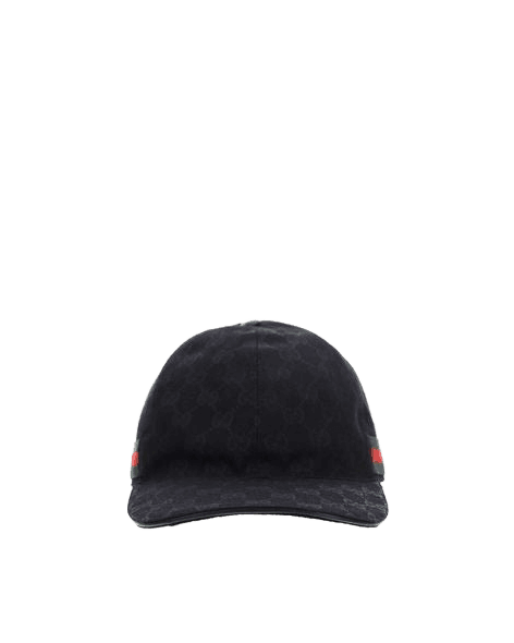 Gucci Black Cotton Cap Glam Steals
