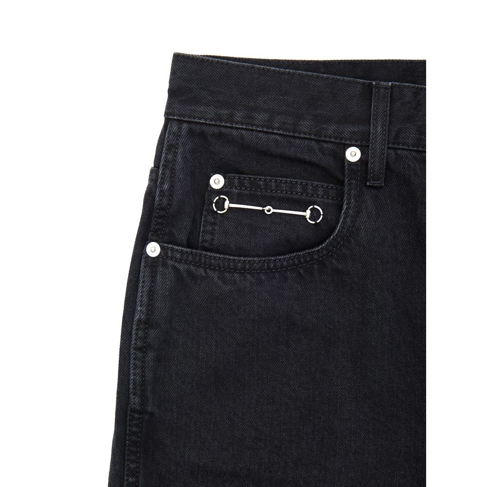 Gucci Black Cotton Jeans Denim Glam Steals