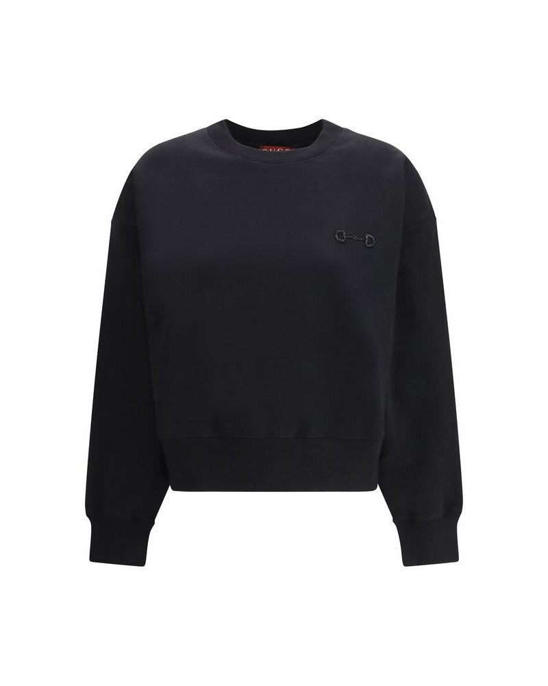 Gucci Black Cotton Sweatshirt Glam Steals