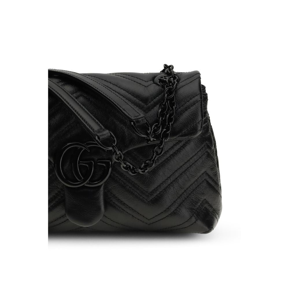 Gucci Black Napa Leather Bos Taurus Handbag Glam Steals