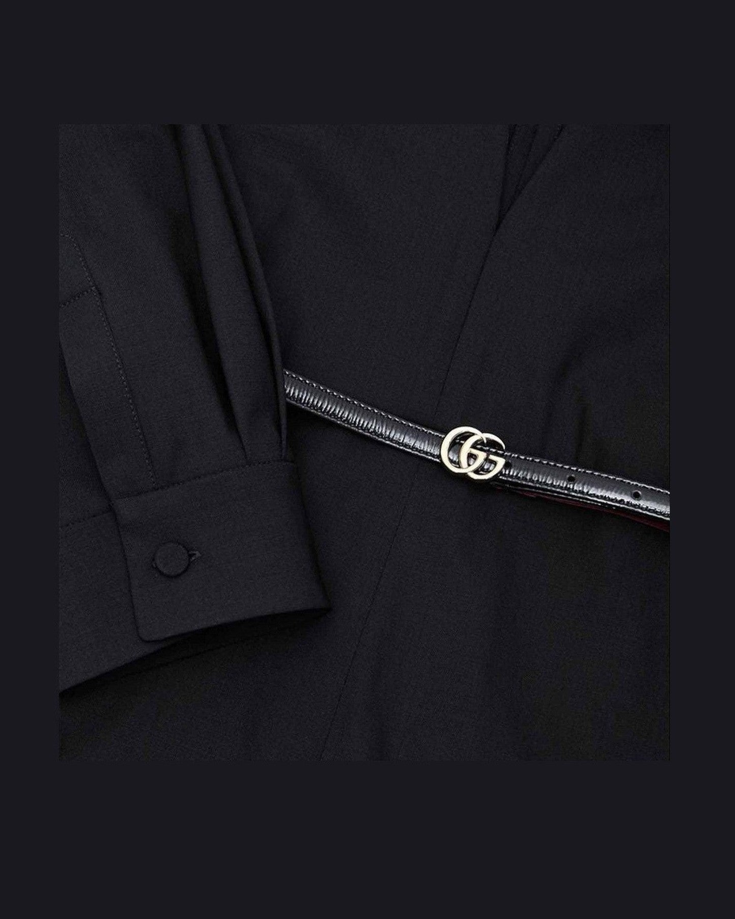Gucci Black Wool Jumpsuit Glam Steals