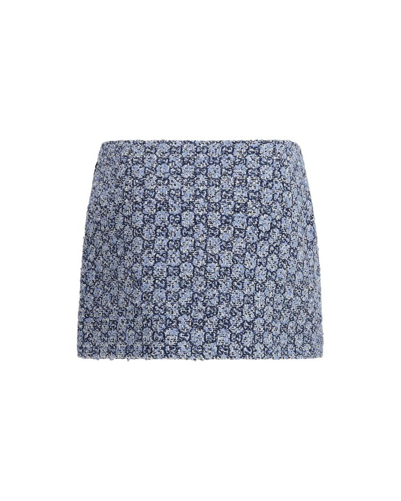 Gucci Blue Cotton Mini Skirt Glam Steals