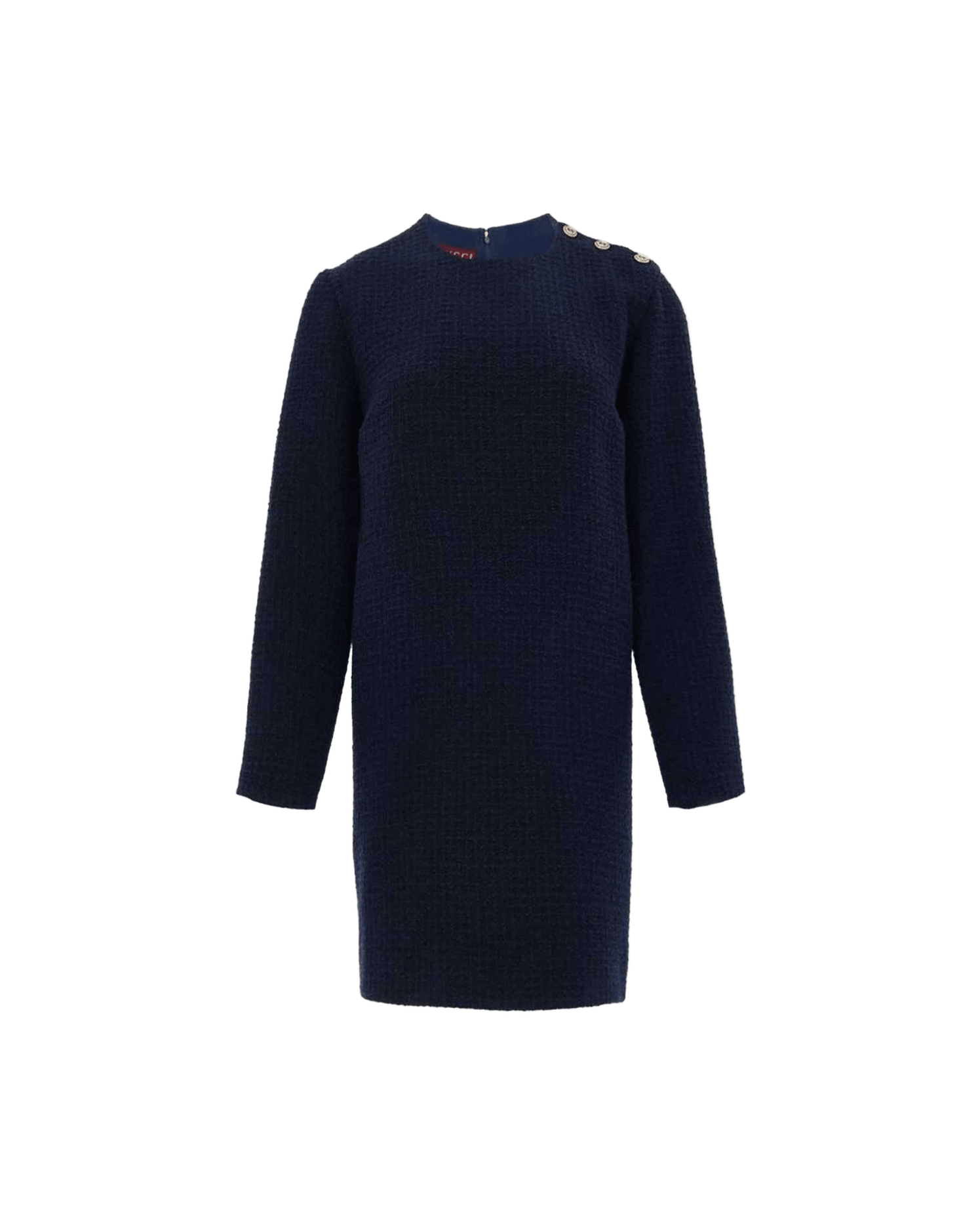 Gucci Blue Wool Navy Short Glam Steals