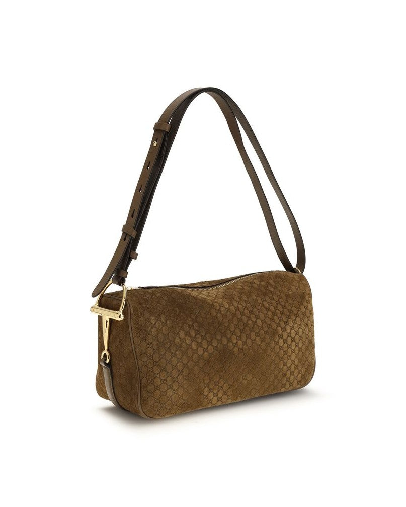 Gucci Brown Calf Leather Bos Taurus Handbag Glam Steals