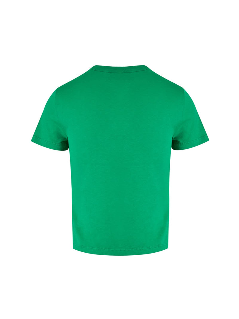 Gucci Cotton Green Logo T-Shirt Glam Steals
