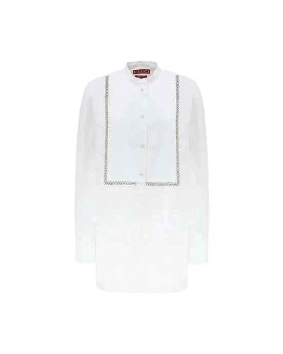 Gucci Cotton White Shirt Glam Steals
