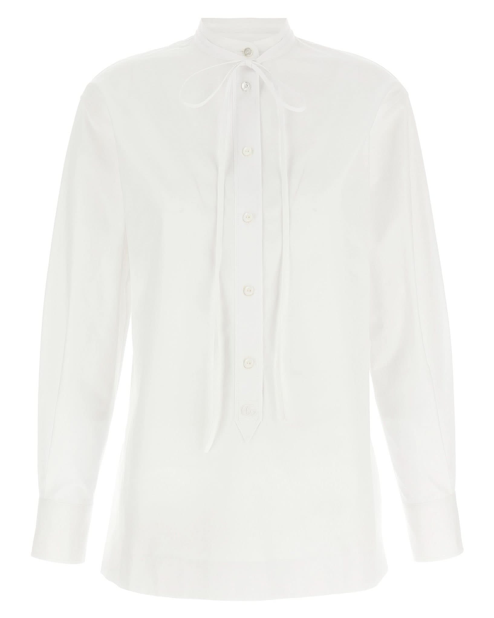 Gucci Double G Embroidery Shirt Glam Steals