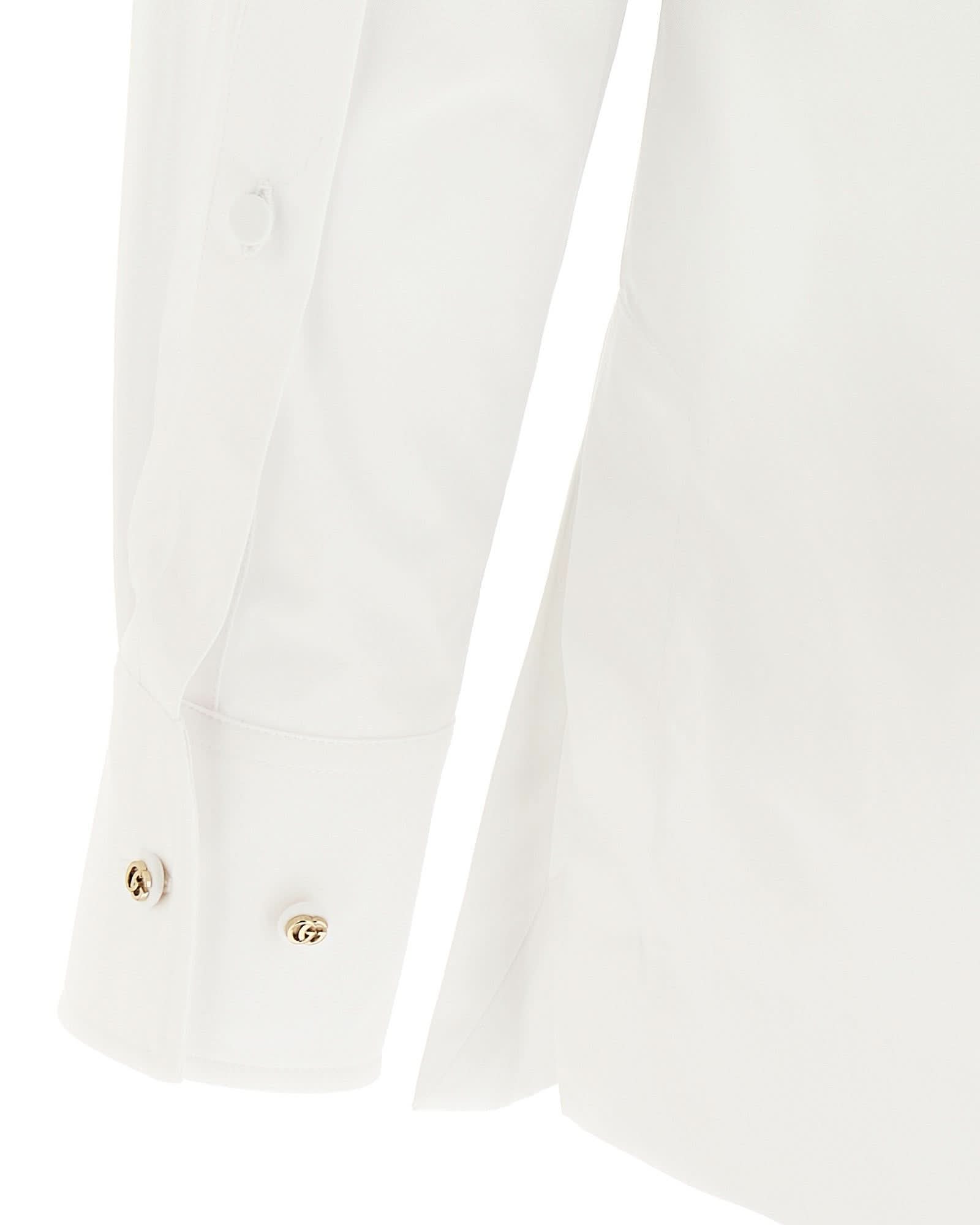 Gucci Double G Embroidery Shirt Glam Steals