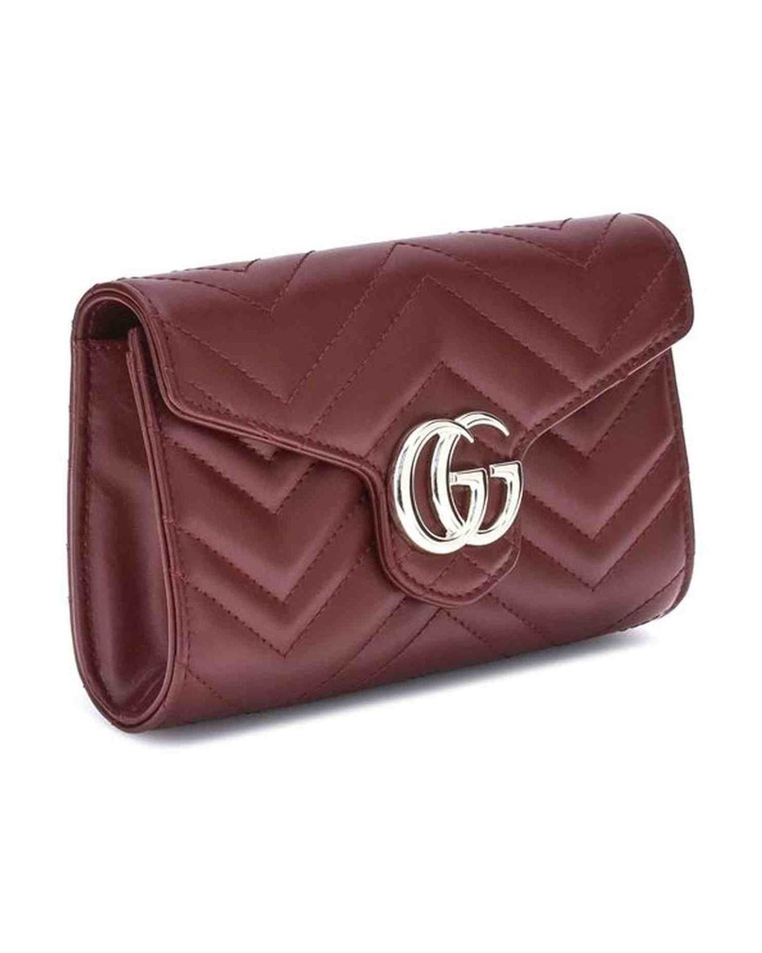 Gucci Gg Marmont Wallet With Chain Glam Steals