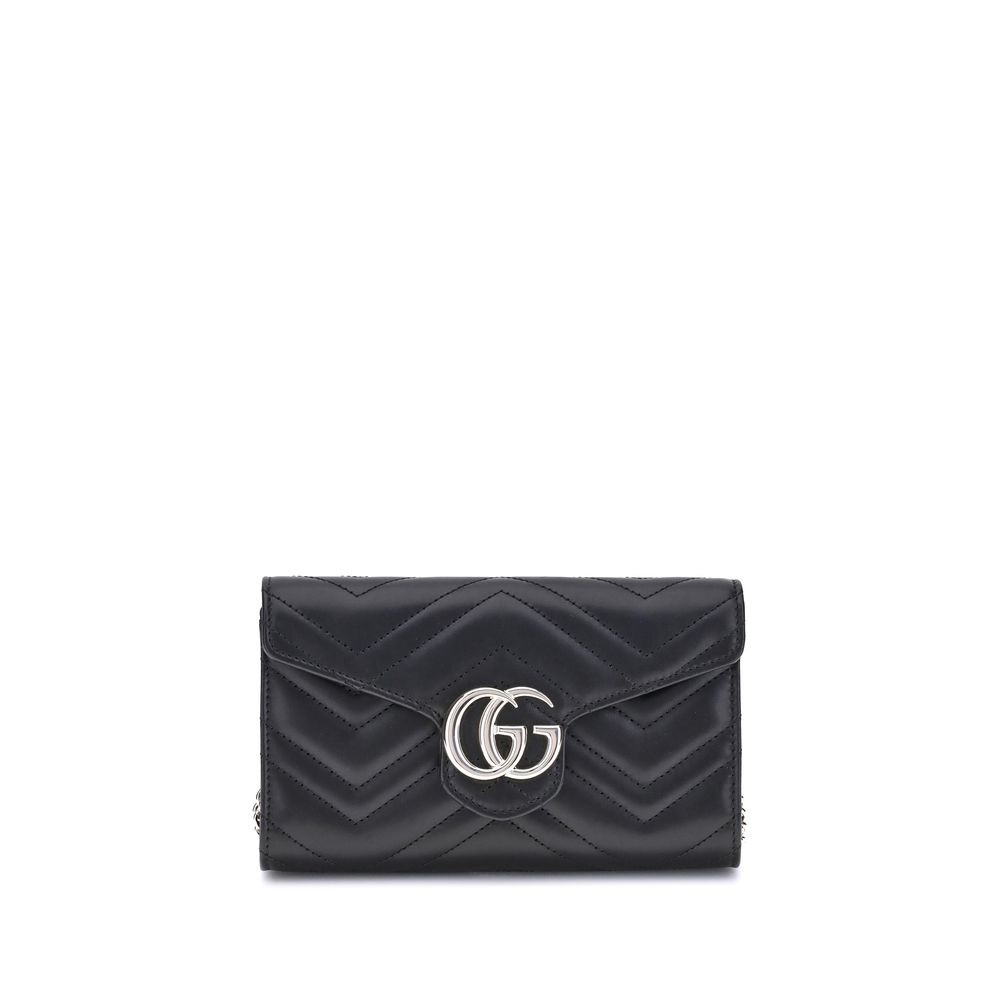 Gucci Gg Marmont Wallet With Chain Glam Steals