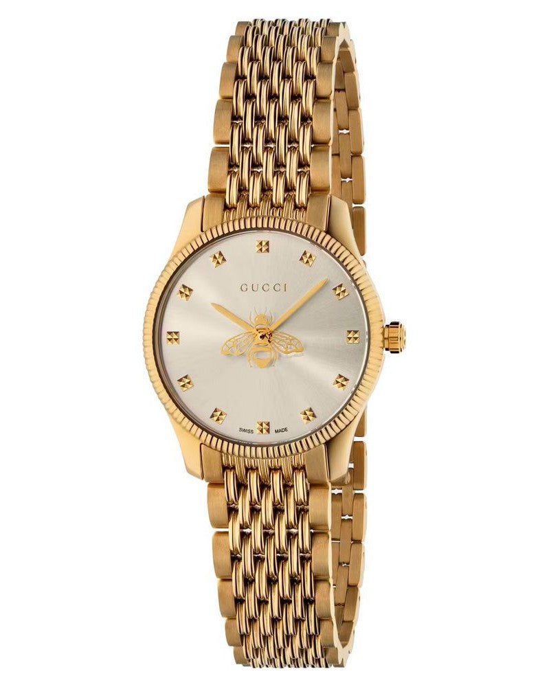 Gucci Gold Stainless Steel Watch