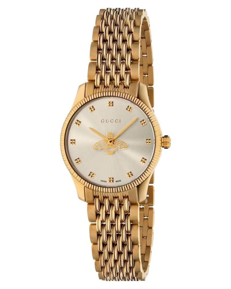Gucci Gold Stainless Steel Watch Glam Steals