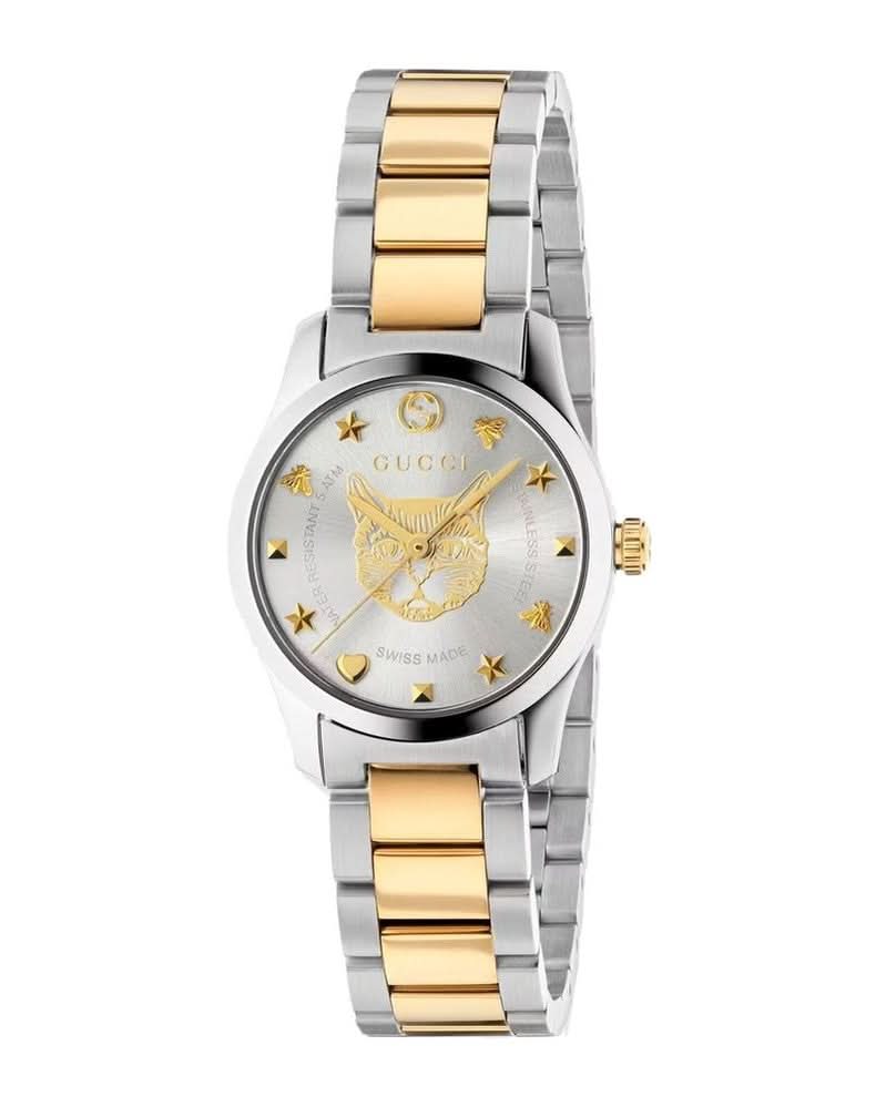Gucci Gold Stainless Steel Watch Glam Steals