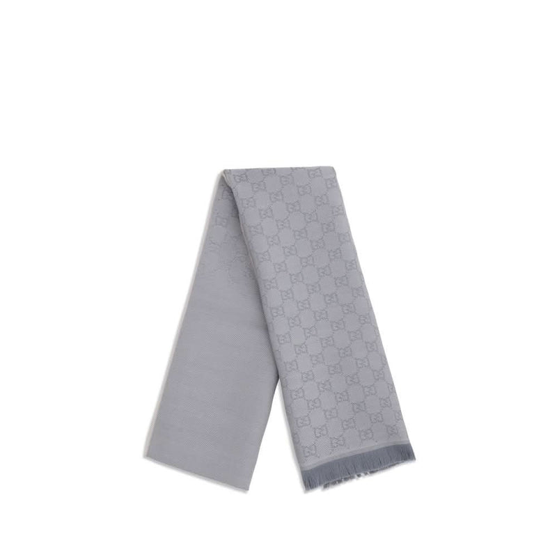 Gucci Gray Wool Scarf Glam Steals