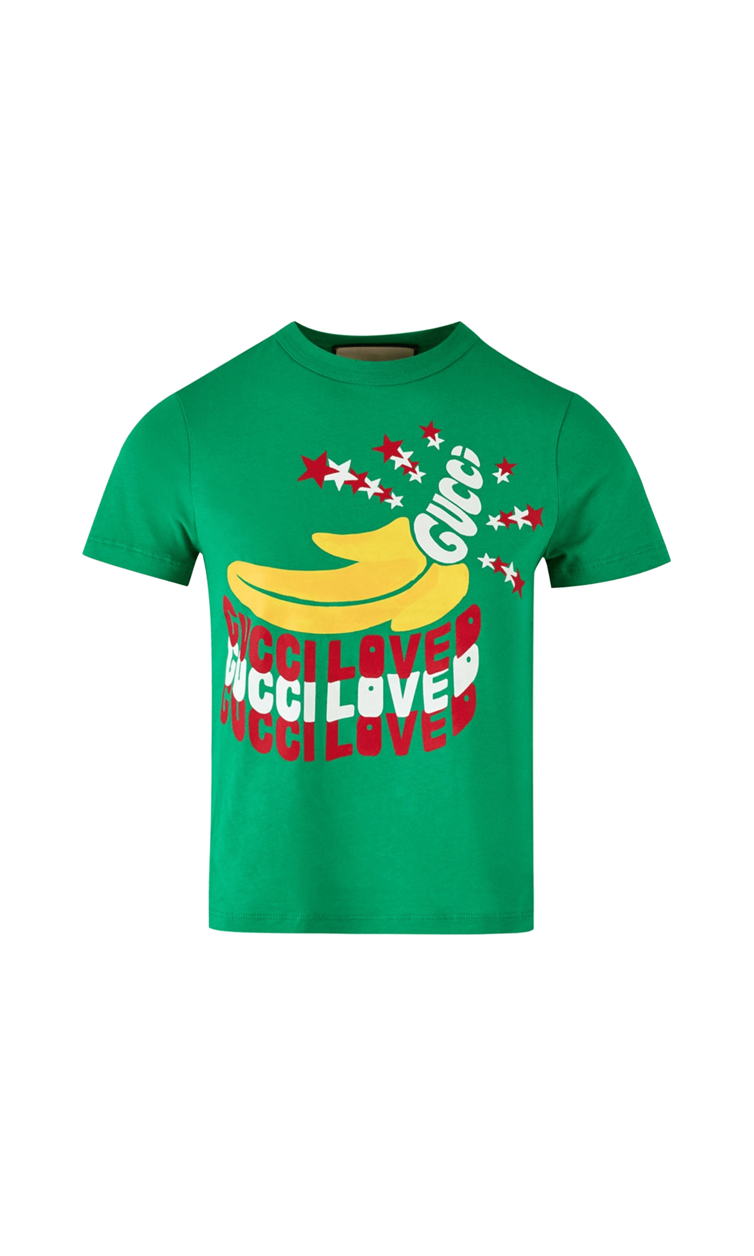 Gucci Green Cotton Logo T-Shirt Glam Steals