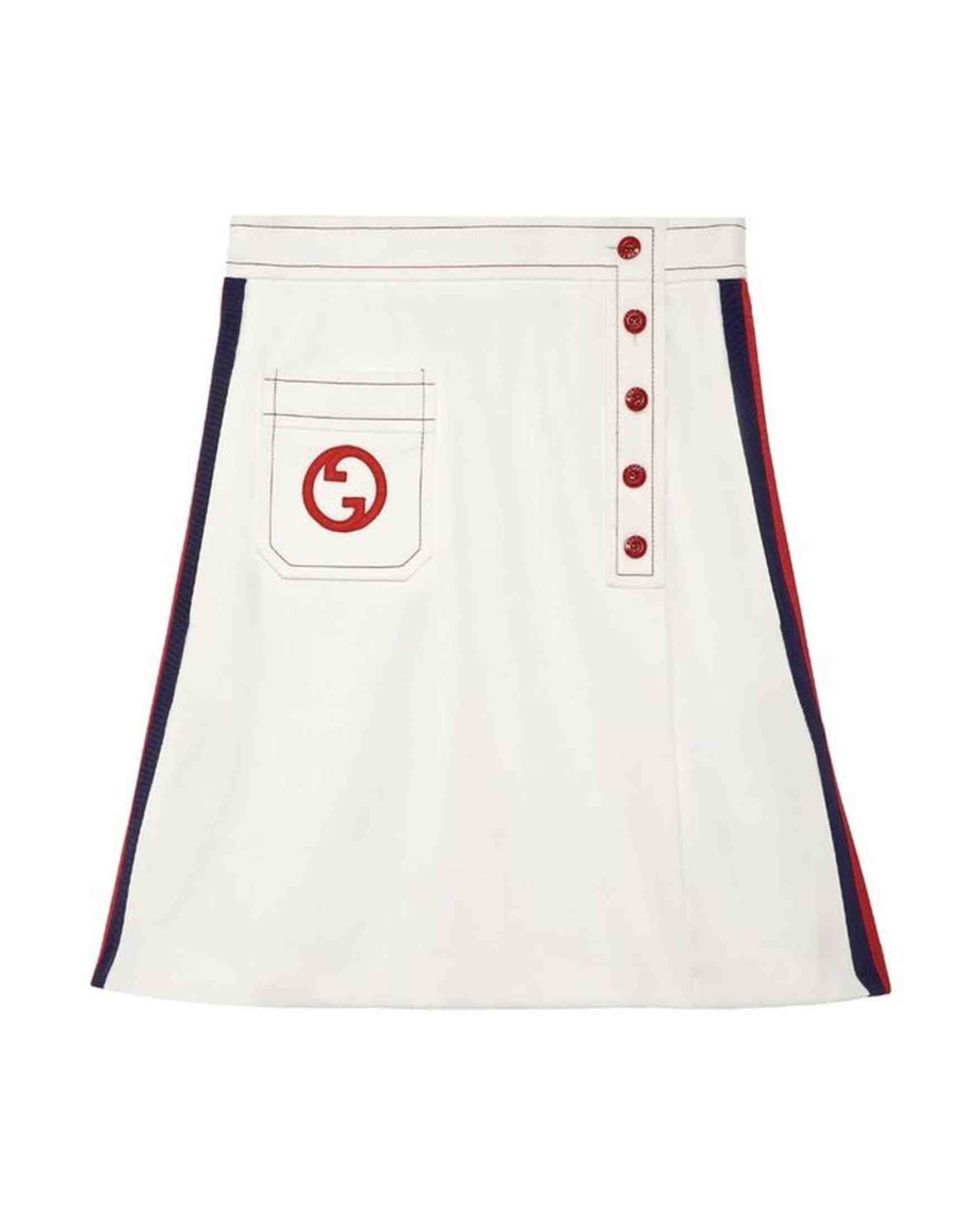 Gucci Interlocking G A Line Skirt Glam Steals