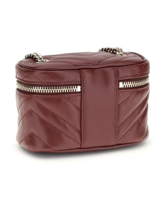 Gucci Leather Bordeaux Calf Bos Taurus Bag Glam Steals