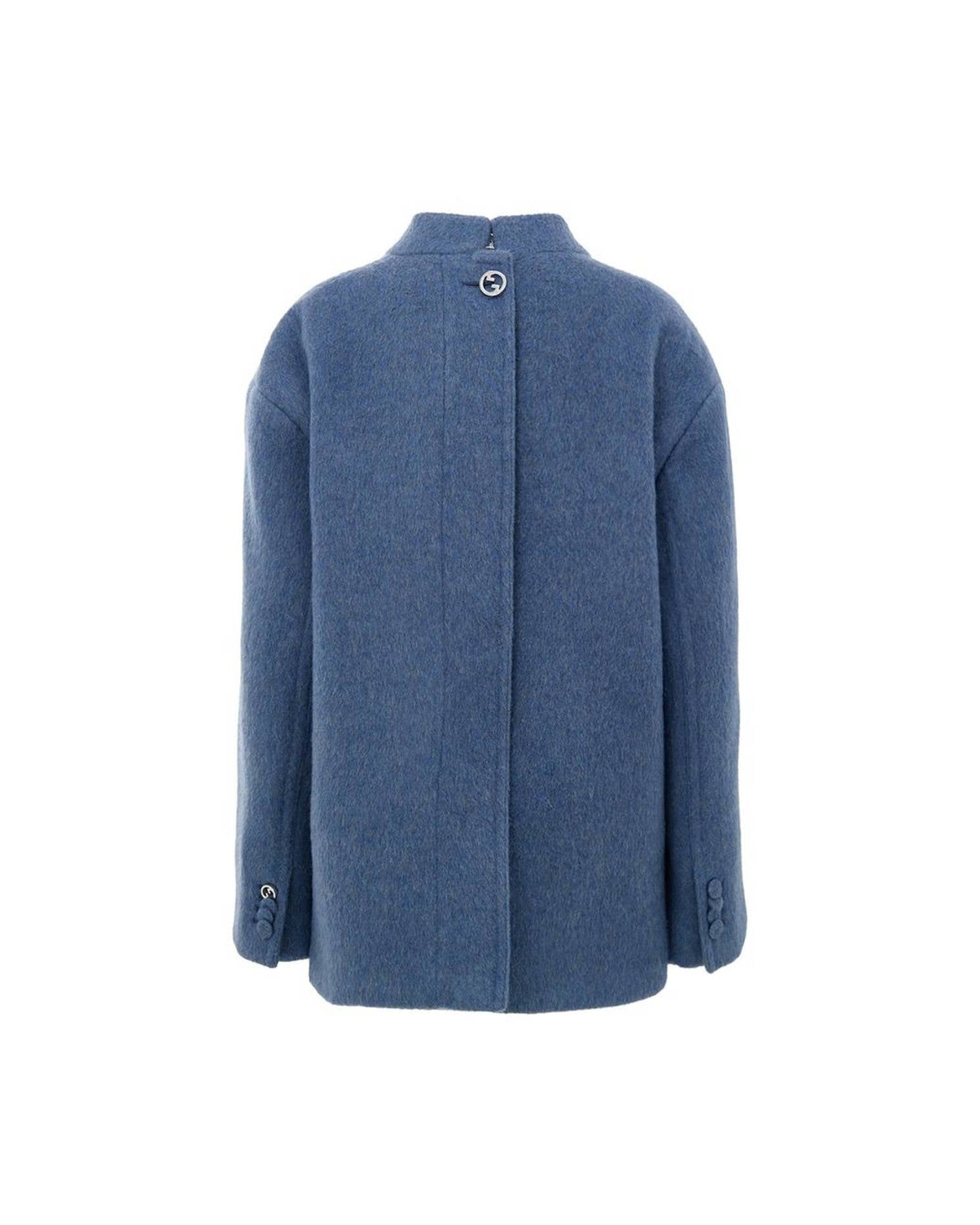 Gucci Light Blue Wool Jacket & Coat Glam Steals