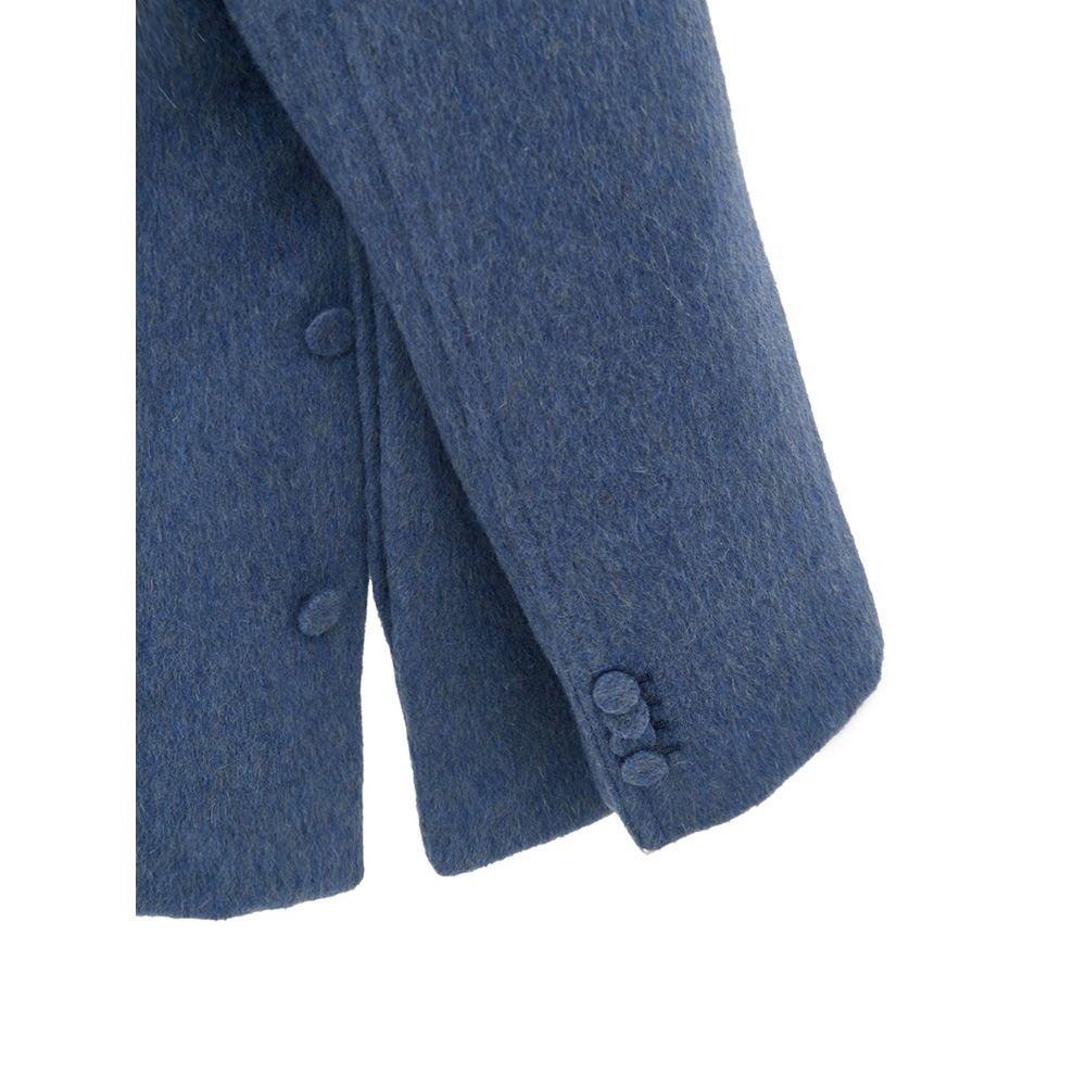 Gucci Light Blue Wool Jacket & Coat Glam Steals