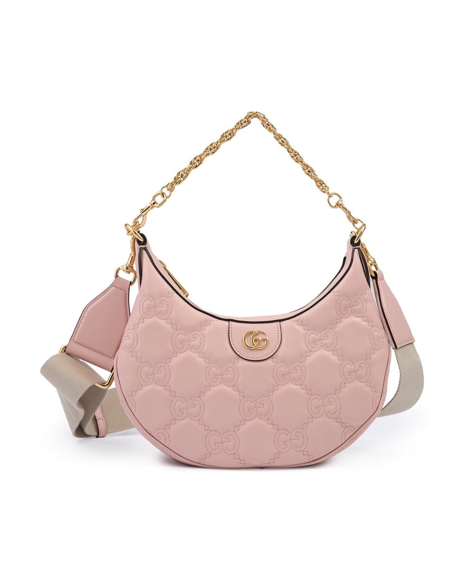 Gucci Light Pink Leather Shoulder Bag Glam Steals