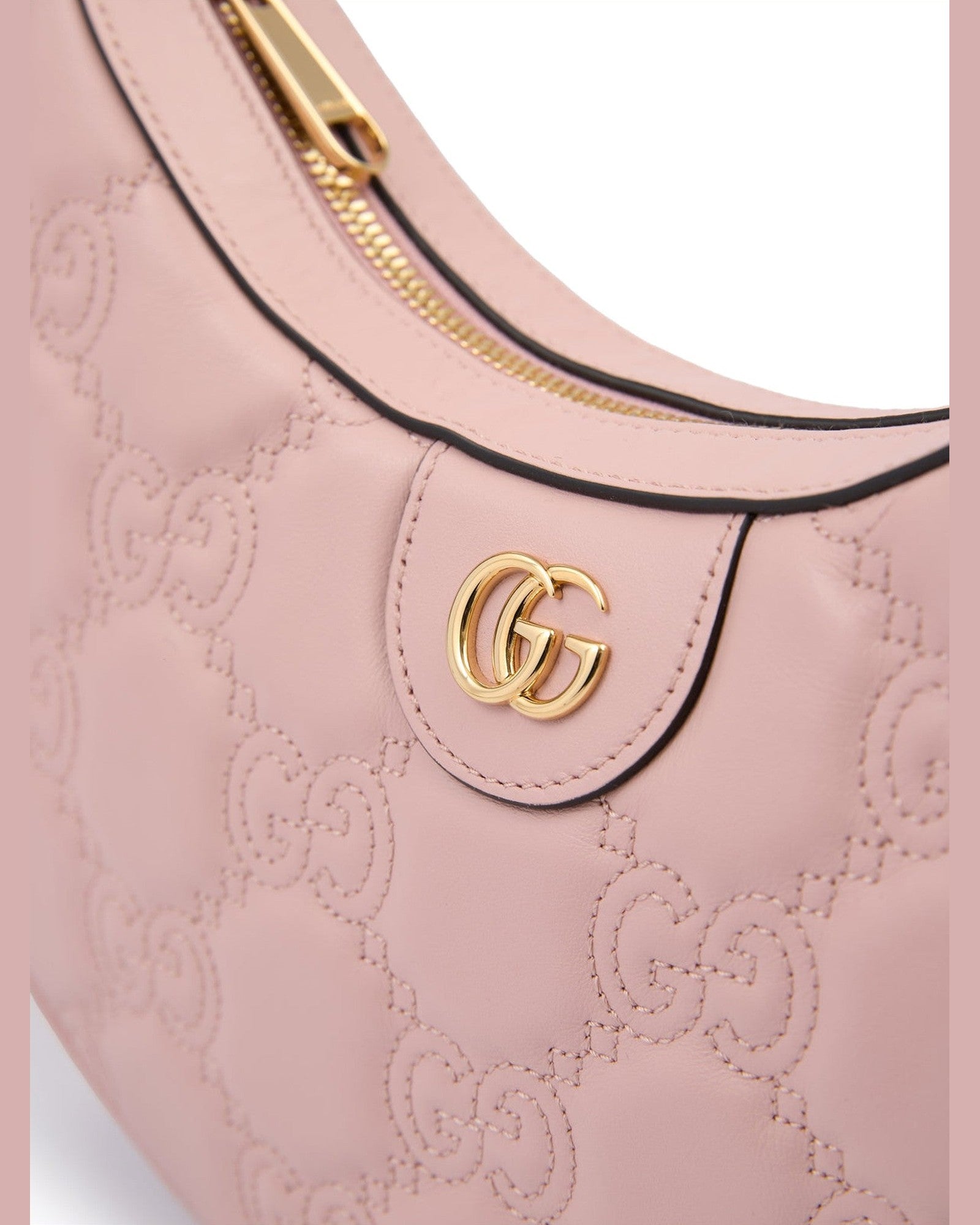 Gucci Light Pink Leather Shoulder Bag Glam Steals