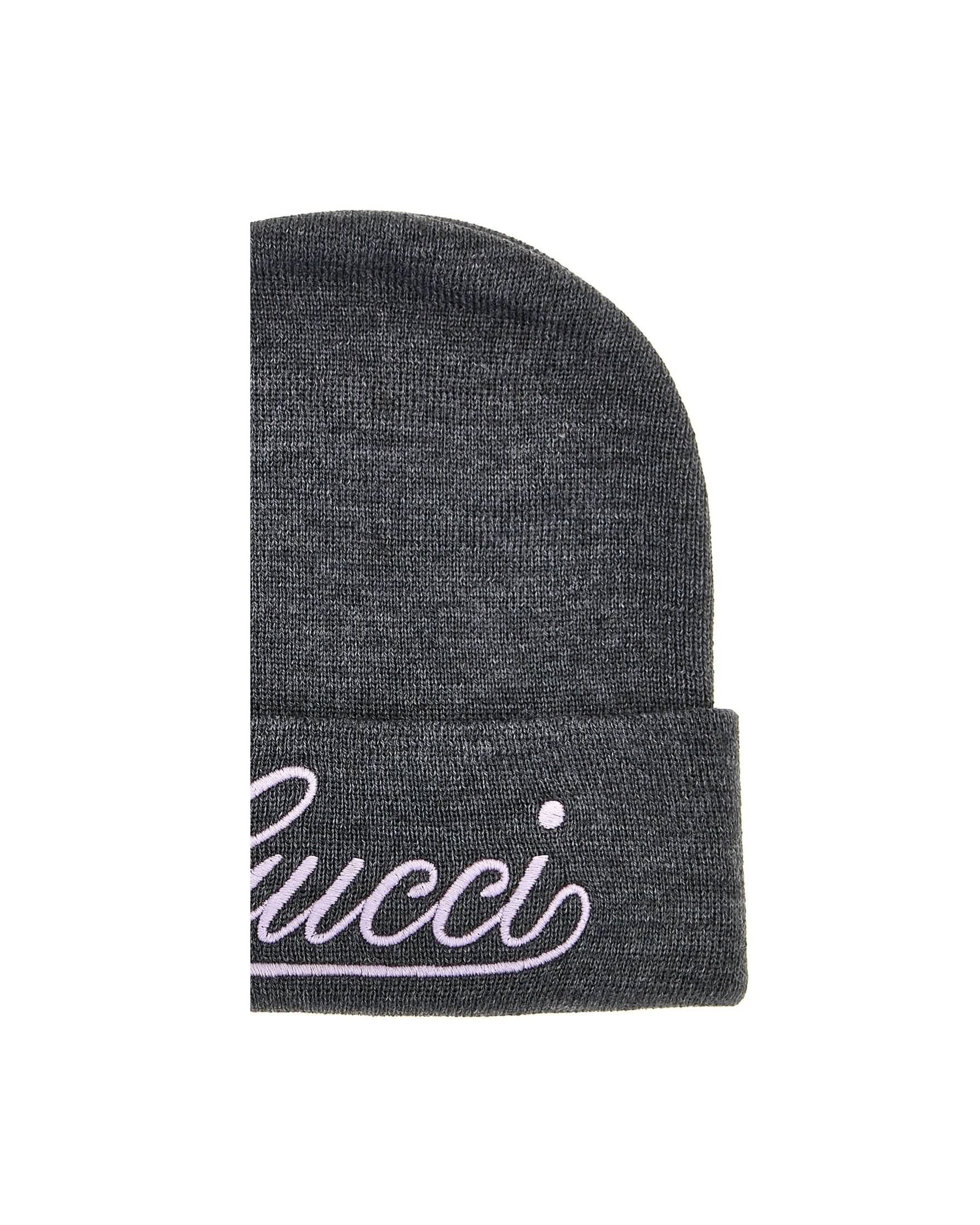 Gucci Logo Embroidery Beanie Scarves Hats & Gloves