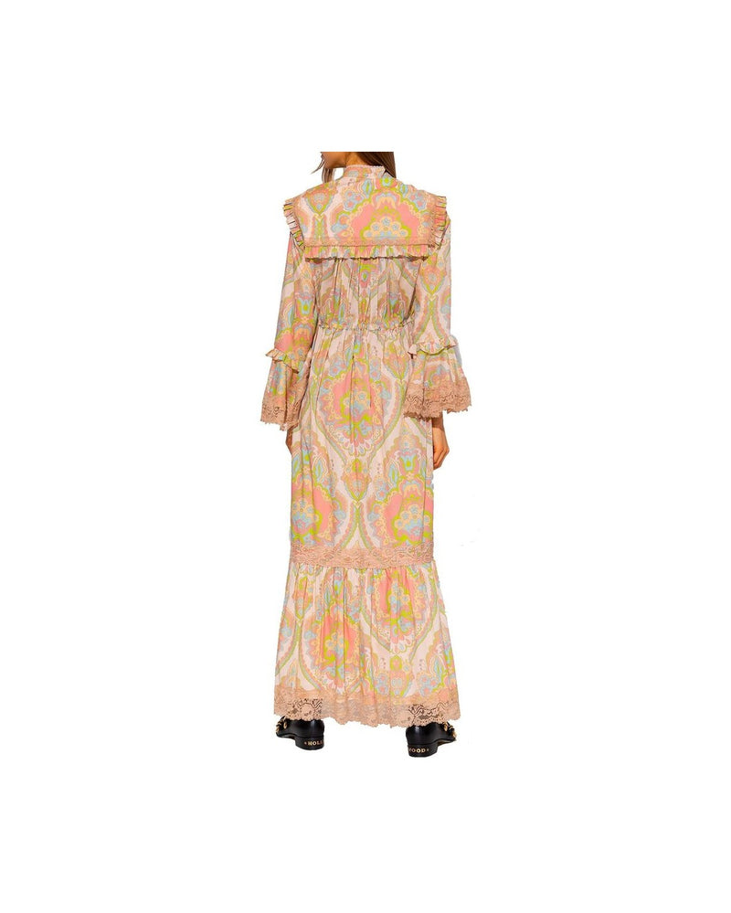 Gucci Multicolor Cotton Casual Dress Glam Steals