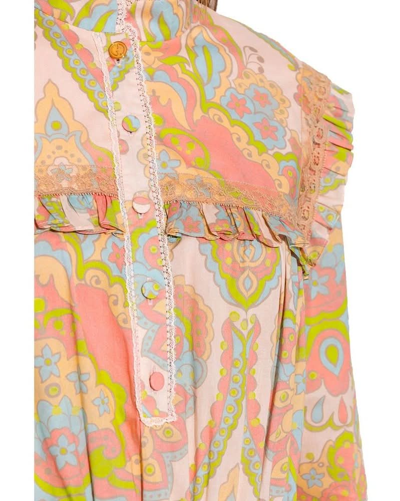 Gucci Multicolor Cotton Casual Dress Glam Steals