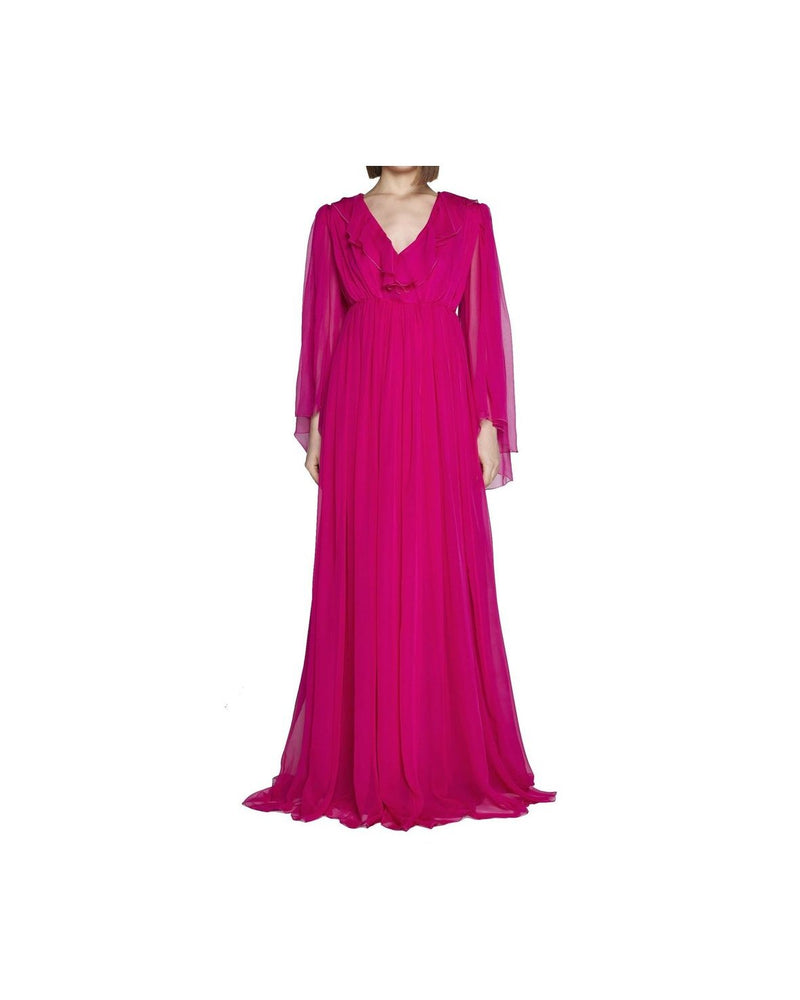 Gucci Multicolor Silk Dress Glam Steals