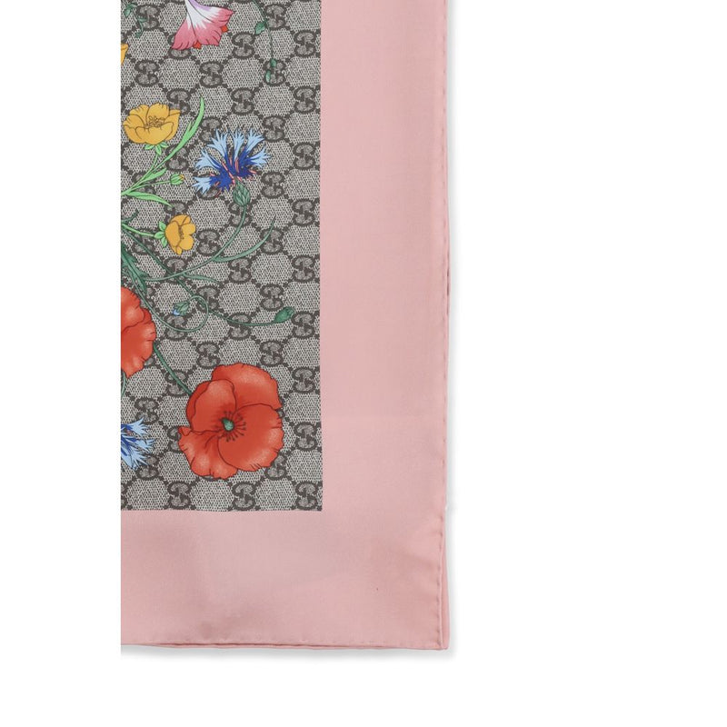 Gucci Multicolor Silk Scarf Glam Steals