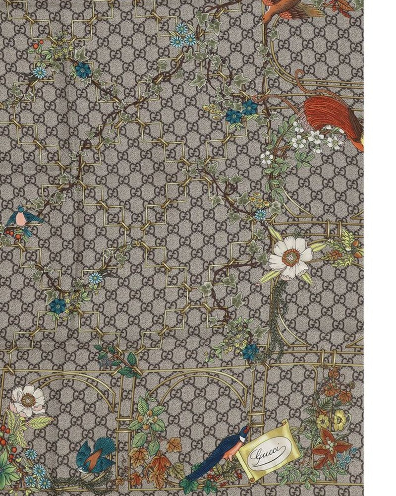 Gucci Multicolor Silk Scarf Glam Steals