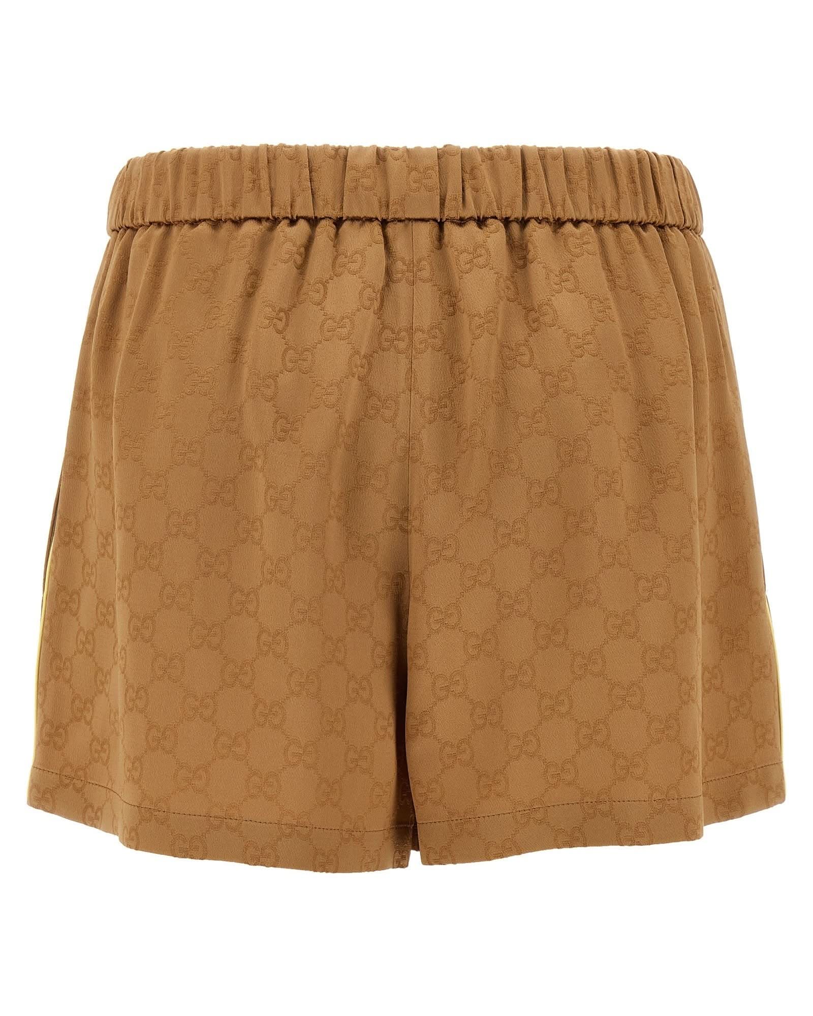 Gucci Satin Shorts Gg Glam Steals
