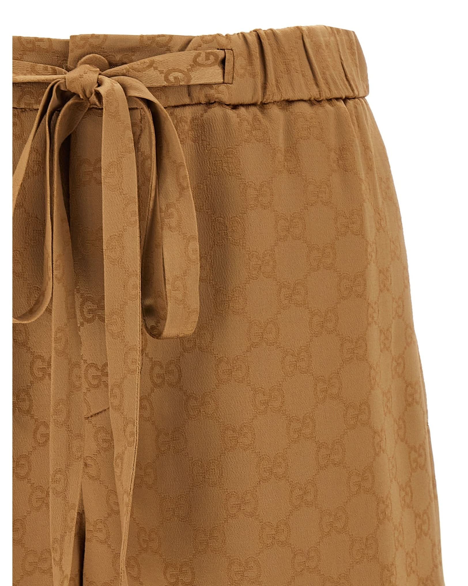 Gucci Satin Shorts Gg Glam Steals