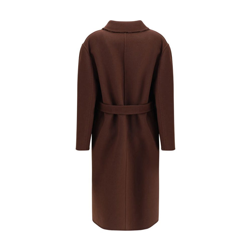 Gucci Silk and Wool Reversible Coat Glam Steals