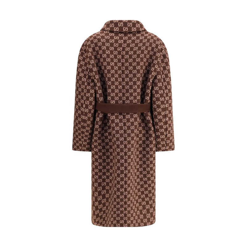 Gucci Silk and Wool Reversible Coat Glam Steals