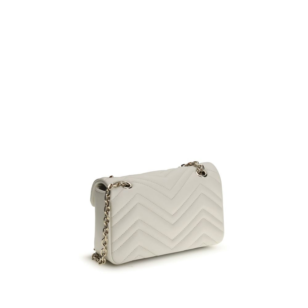 Gucci White Calf Leather Bos Taurus Handbag Glam Steals