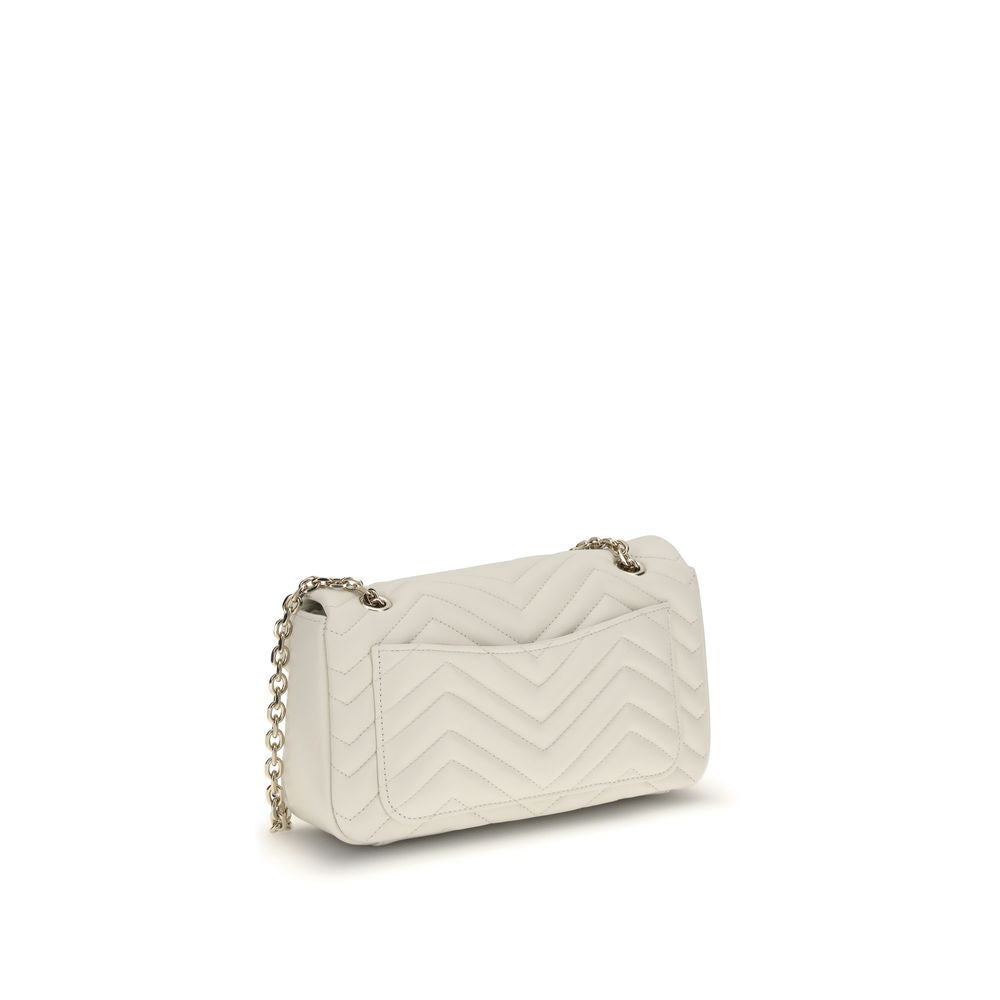 Gucci White Calf Leather Bos Taurus Handbag Glam Steals