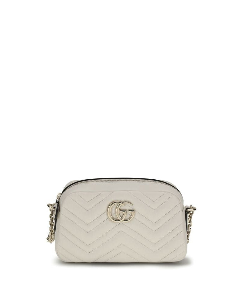Gucci White Calf Leather Bos Taurus Handbag Glam Steals